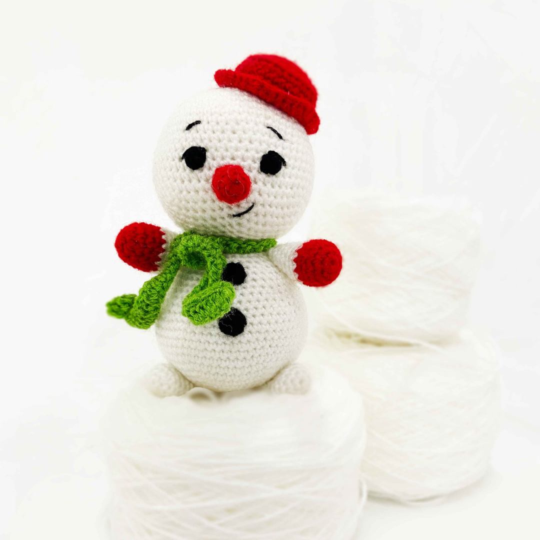Crochet Handmade Snowman Toy