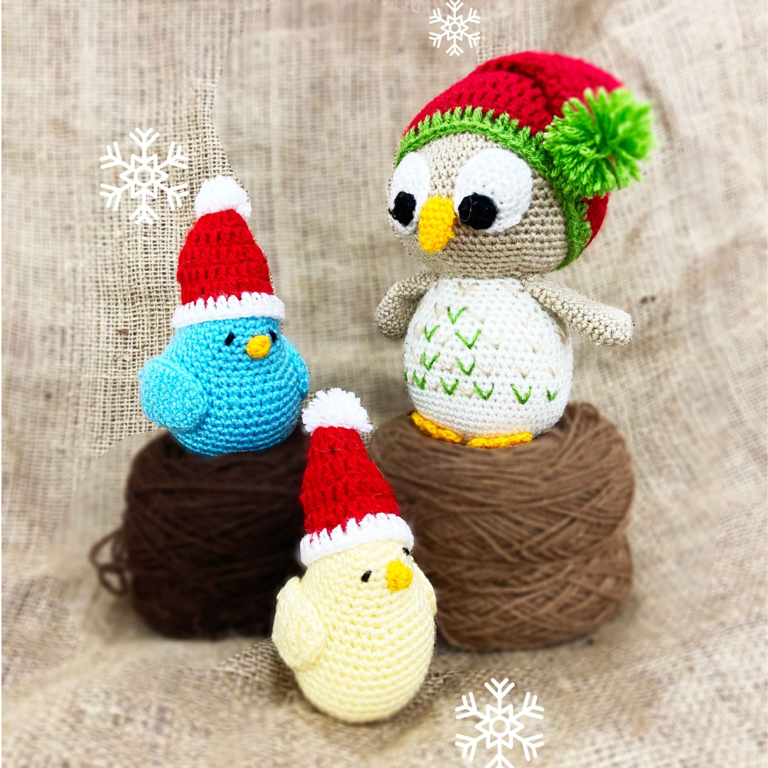 Handmade owl and Duck combo