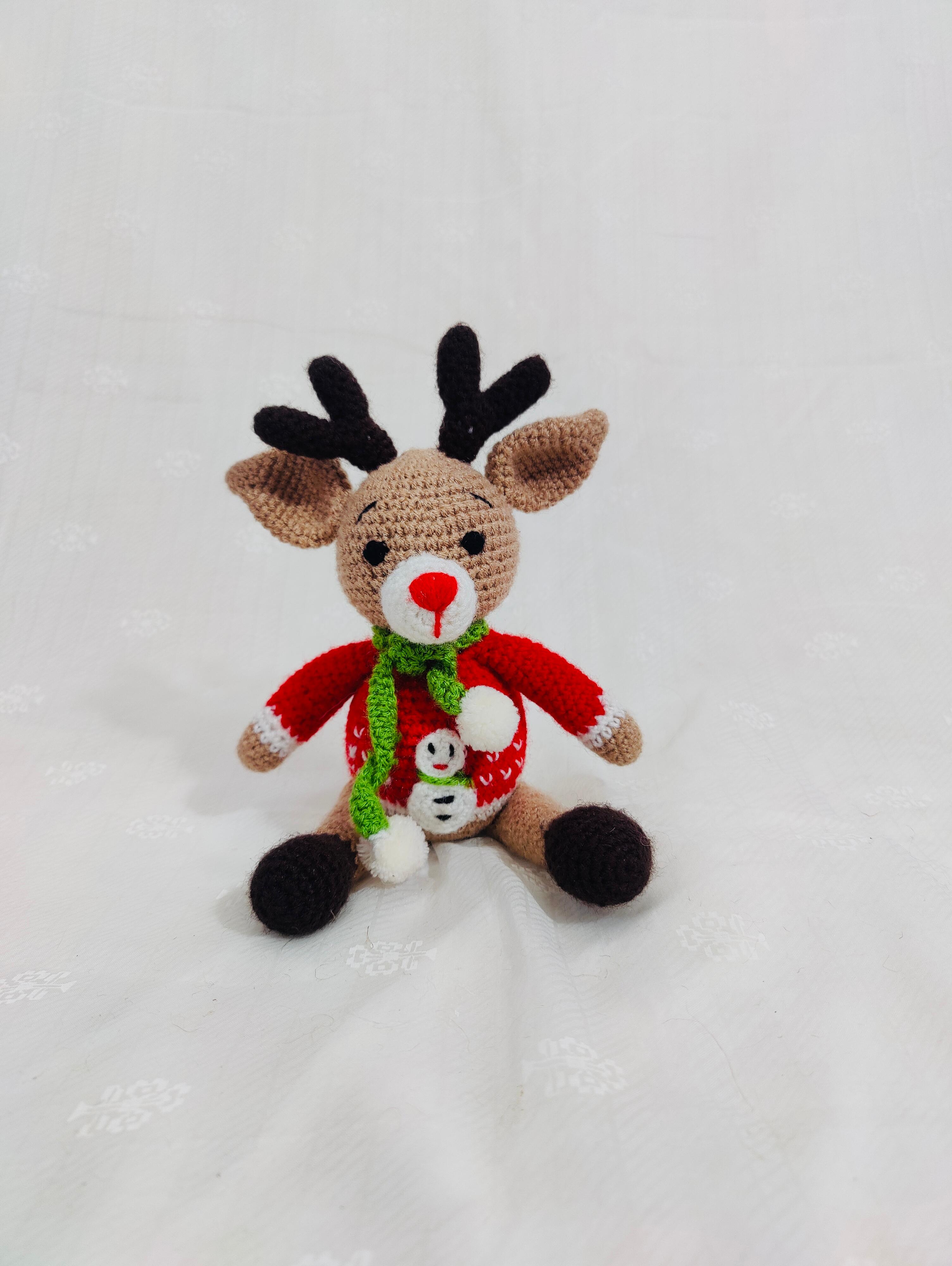 Crochet Handmade Reindeer Toy