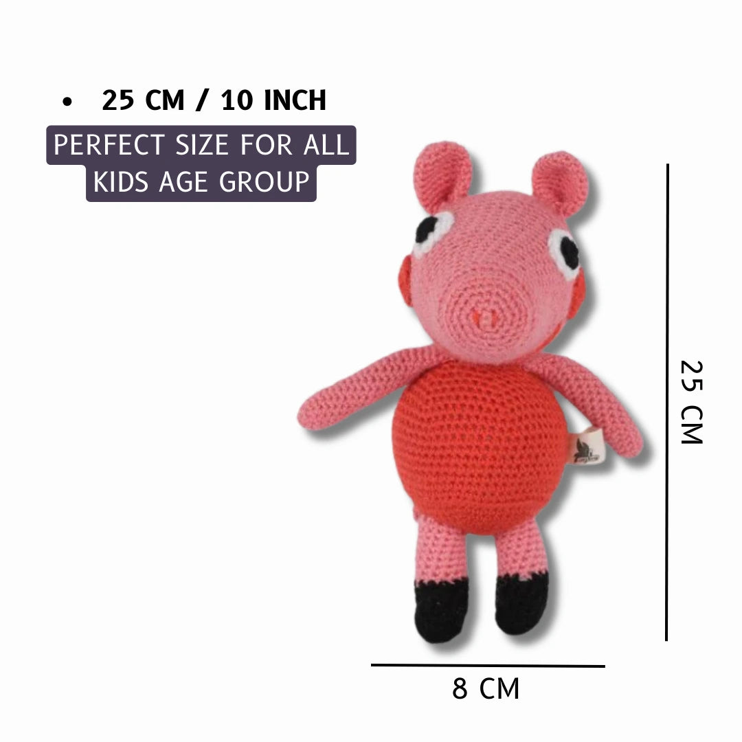 Crochet Handmade Peppa Pig Soft Toy