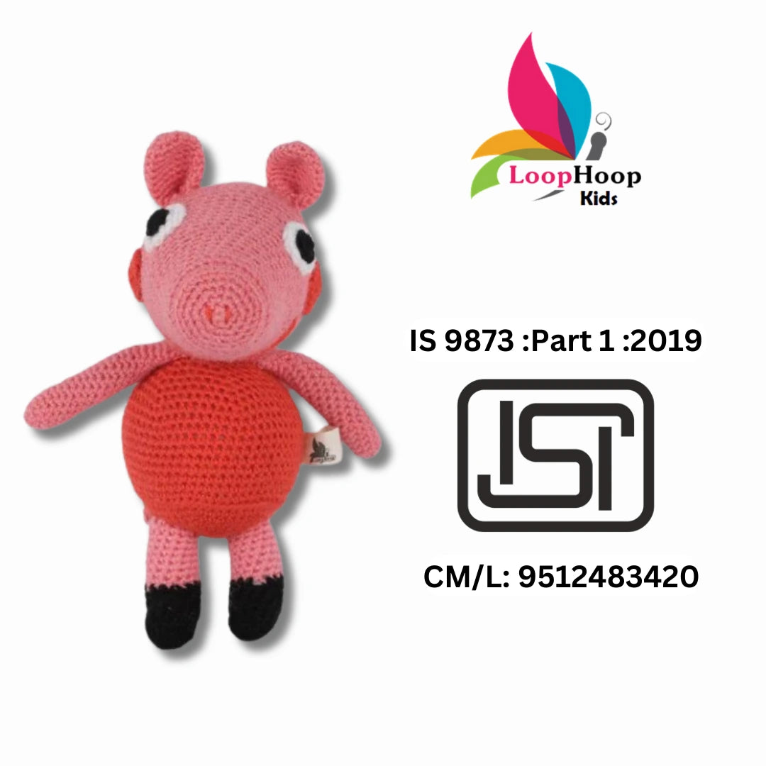 Crochet Handmade Peppa Pig Soft Toy