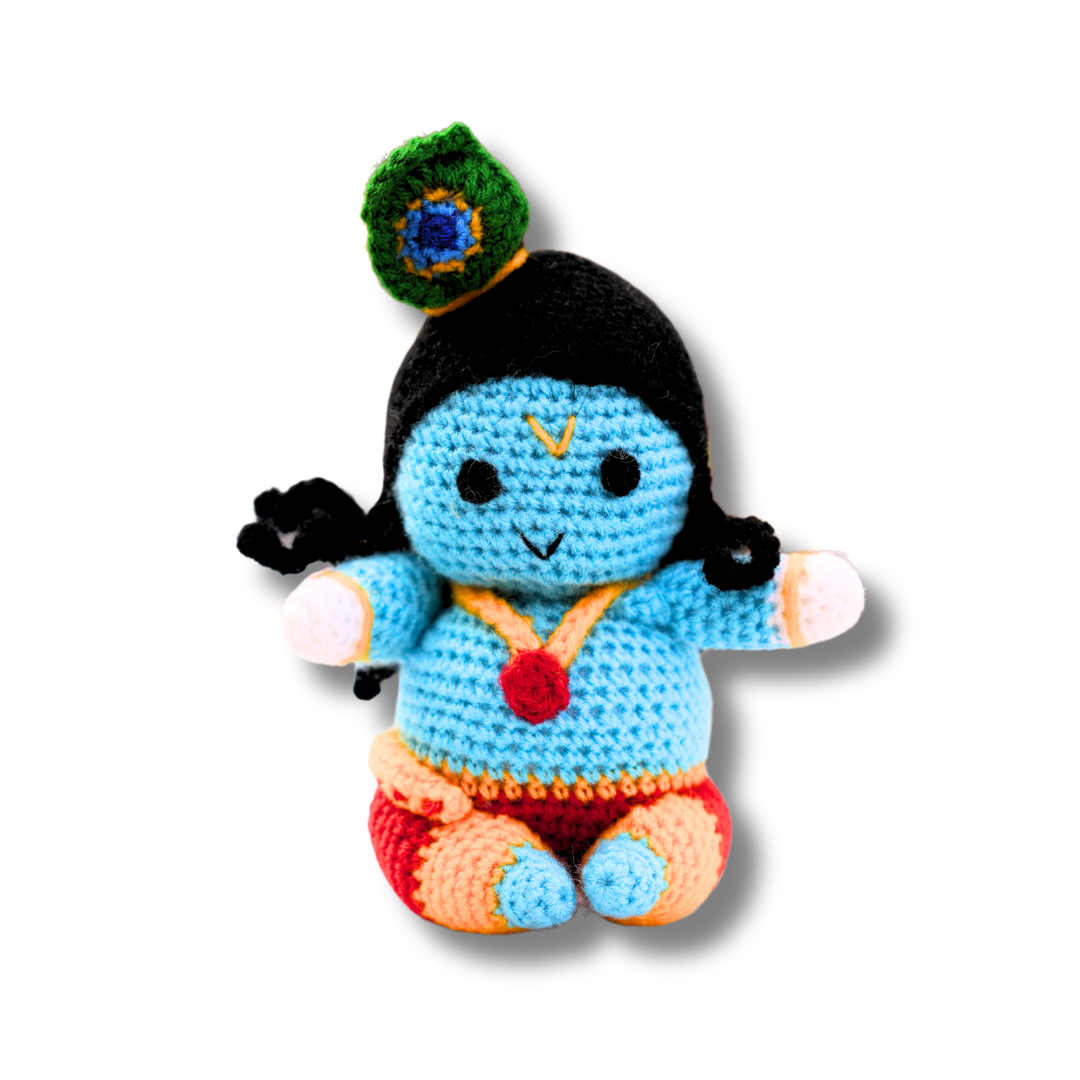 Crochet Handmade Ladoo Gopal Toy