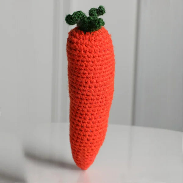 Crochet Carrot Handmade Toy