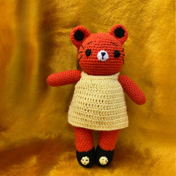 Crochet cat toy