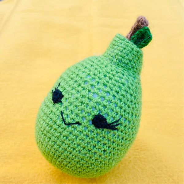 Crochet Pear Handmade Toy
